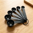 thumbnail image 3 of Moocorvic 5Pcs/set Measuring Spoon For Baking Plastic Teaspoon Tablespoon Utensil Kitchen, 3 of 4