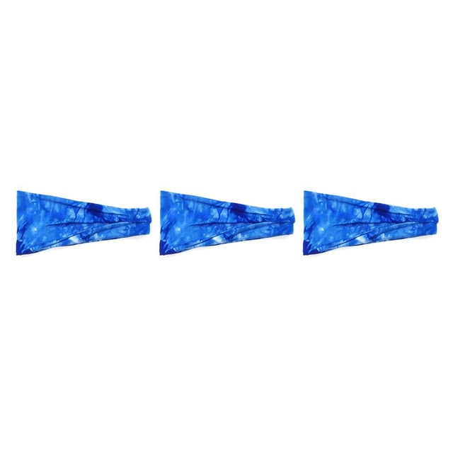 Qarigey Running Headband Tie Dye Fitness Yoga Hair Ties Quick Dry Multicolor Athletic Hair Styling Accesorios Karate Gifts Blue Type1 NO1