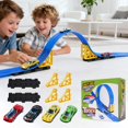 thumbnail image 1 of Pista de Carreras Flexible Kimdog de 4 m con 4 Autos Escala 1:64, 1 of 8