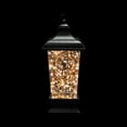 thumbnail image 4 of Northlight LED Lighted Tapered Christmas Lantern - 12" - Black - Clear Fairy Lights, 4 of 8