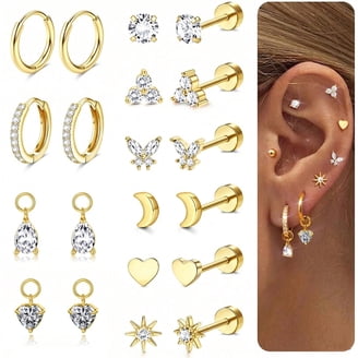 tragus hoop thin cartilage hoop