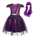 thumbnail image 2 of Jurebecia Descendants Niñas Mal disfraz dragón Popular Musical Cosplay princesa fantasía vestido Up Fivean unisex, 2 of 2
