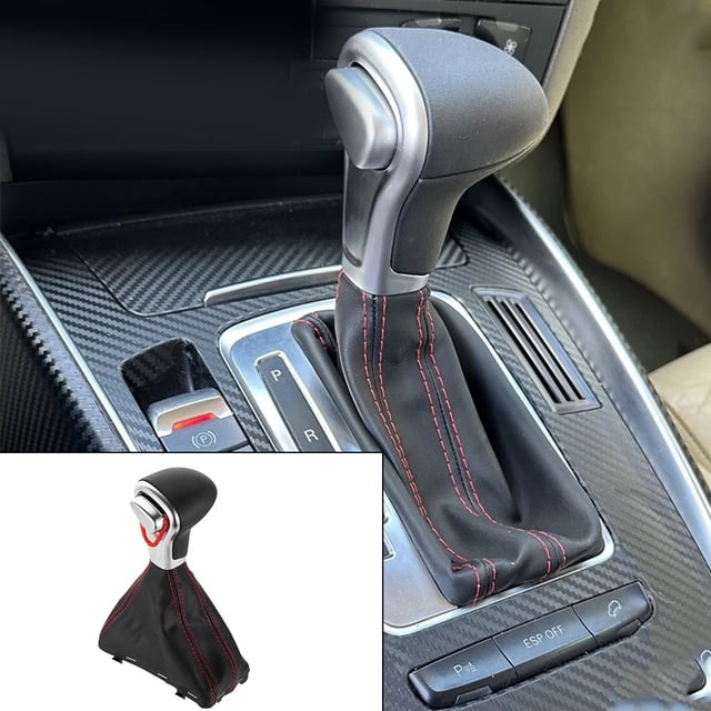 BUYISI Auto Shift Knob For A3 A4 A5 Q5 For A6 C6 C7 8P Gear Shift Replacement Red Line