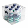 thumbnail image 1 of InterDesign 69130 Clear Linus Bath Bin, 8 x 8 x 6 in., 1 of 1
