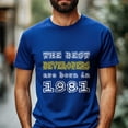 thumbnail image 2 of The Best Developers Are Born in 1981 T-Shirt, Style Birthday Shirt for Men, Perfect Gift for 1981 Birth Year, 2 of 4