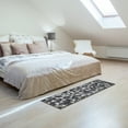 thumbnail image 3 of Ottomanson Non-Slip Hallway Runner Rug 20" x 59" Perfect for High Traffic Areas, Gray Triangles, 3 of 8