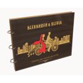 thumbnail image 7 of Darling Souvenir Personalized Engraved Laser Cut Wedding Guest Book Wooden Cover Sign-in Book Registry Guestbook Scrapbook-77, 7 of 7