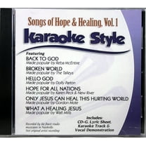 Songs Of Hope & Healing Volume 1 Karaoke Style NEW CD G Daywind 6 Songs