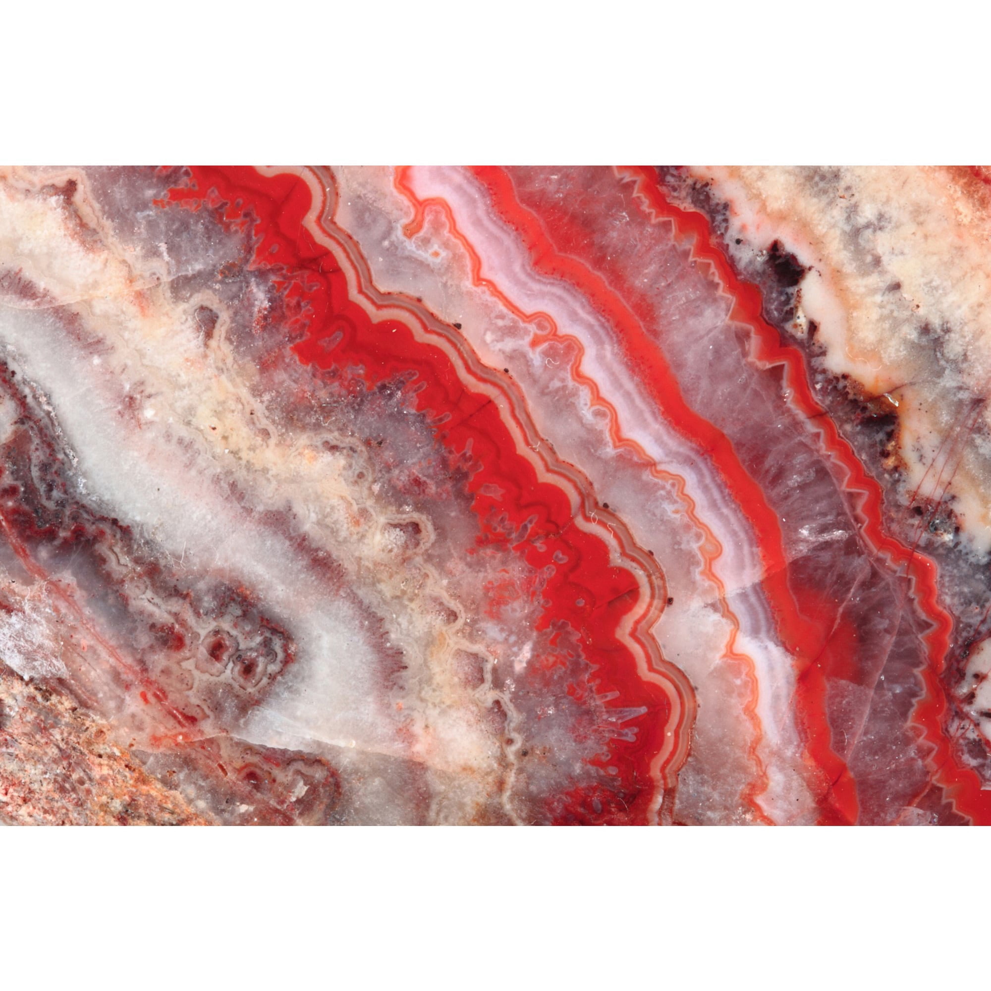 Marmont Hill "Red Rhodochrosite" Painting Print on Wrapped Canvas
