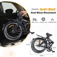 thumbnail image 2 of 24 Inch Folding Bike for Adults with Steel Frame Single Speed and Dual V-Brakes Compact and Portable Bicycle for Men and Women, 2 of 9