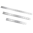 thumbnail image 1 of MasteelfCA TOYMYTOY 3Pcs Stainless Steel Ruler Metal Ruler for Engineering School Office Drawing 20cm/30cm/40cm, 1 of 7