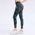 thumbnail image 4 of Bigersell Ripped Distressed Denim Pants Full Length Pants Ladies High Waist Sports Pants Yoga Fitness Skin-friendly Nude Double-sided Hip-lifting Sports Trousers Ladies' Pant Leggings, 4 of 9