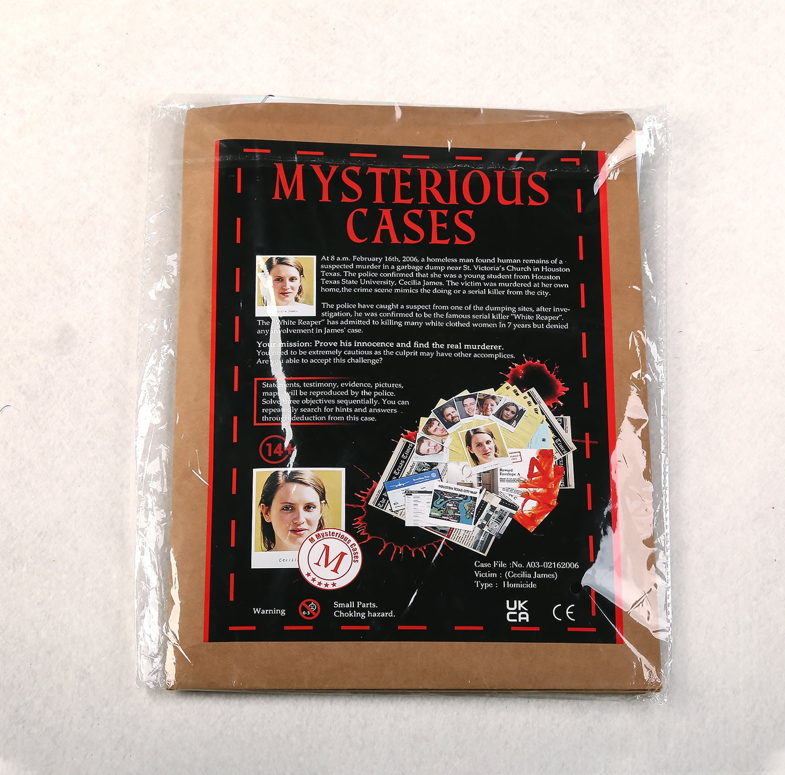 Unboxing the murder mystery case file. #murdermysterycasefile