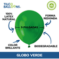 thumbnail image 3 of Globos verdes de 9 pulgadas (100 pzas), 3 of 3