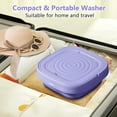 thumbnail image 5 of Portable Washing Machine, Portable Washer, 8L, Mini Washing Machine, Foldable,Small Washer For Baby Clothes, Underwear Or Small ltems, Camping&Travel LaundrySmall Size, Space Saving, MacLehose, 5 of 11