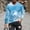 Sky Blue, variant on Tawop Mens Tshirt Crew Neck Long Sleeve Graphic Gradient Orange L
