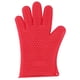 thumbnail image 1 of Guantes de silicona, guantes para horno con aislamiento para horno microondas para el hogar, guantes para hornear, uso conveniente, 1 of 8