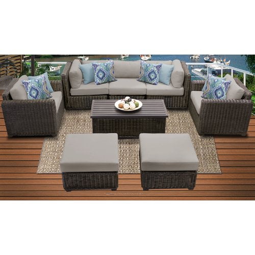 kordell 9 piece rattan