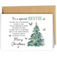 thumbnail image 1 of Tarjeta de Navidad RyYike Merry Christmas for Bestie, 1 of 3