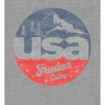 thumbnail image 2 of Americana USA Freedom Is Calling Heather Gray Adult Crew Neck Long Sleeve Tee-Medium, 2 of 3
