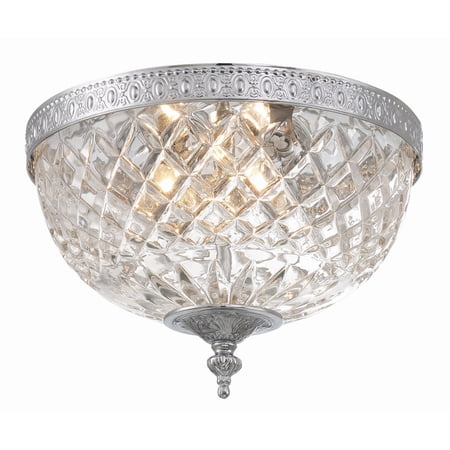 UPC 633779000669 product image for Crystorama Lighting - Three Light Ceiling Mount - Ceiling Mount - Cortland Flush | upcitemdb.com