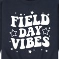 thumbnail image 3 of Instant Message - Field Day Vibes - Men's Crew Neck Fleece Pullover, 3 of 6