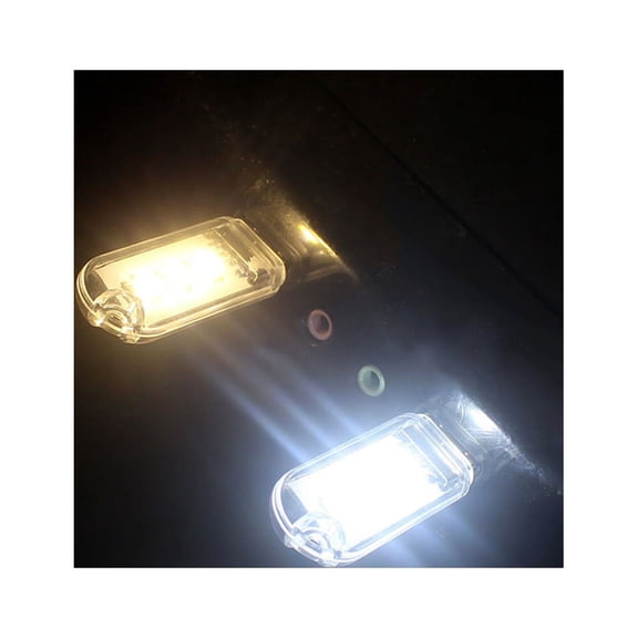 PTOOTP 2PCS Tiny Night Light LED Night Light White Plastic for Mobile Charger