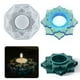 thumbnail image 1 of Molde de silicona para almacenamiento de candelabros con forma de flor con patrón irregular y herramienta abrasiva de resina para bricolaje con forma de gota de pegamento de cristal, 1 of 5