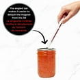 thumbnail image 2 of Starfrit 2-in-1 Canning Lid Lifter and Bubble Popper, Safe Lid Handling, Removes Air Bubbles, Perfect for Home Canning, Red and White, 2 of 8