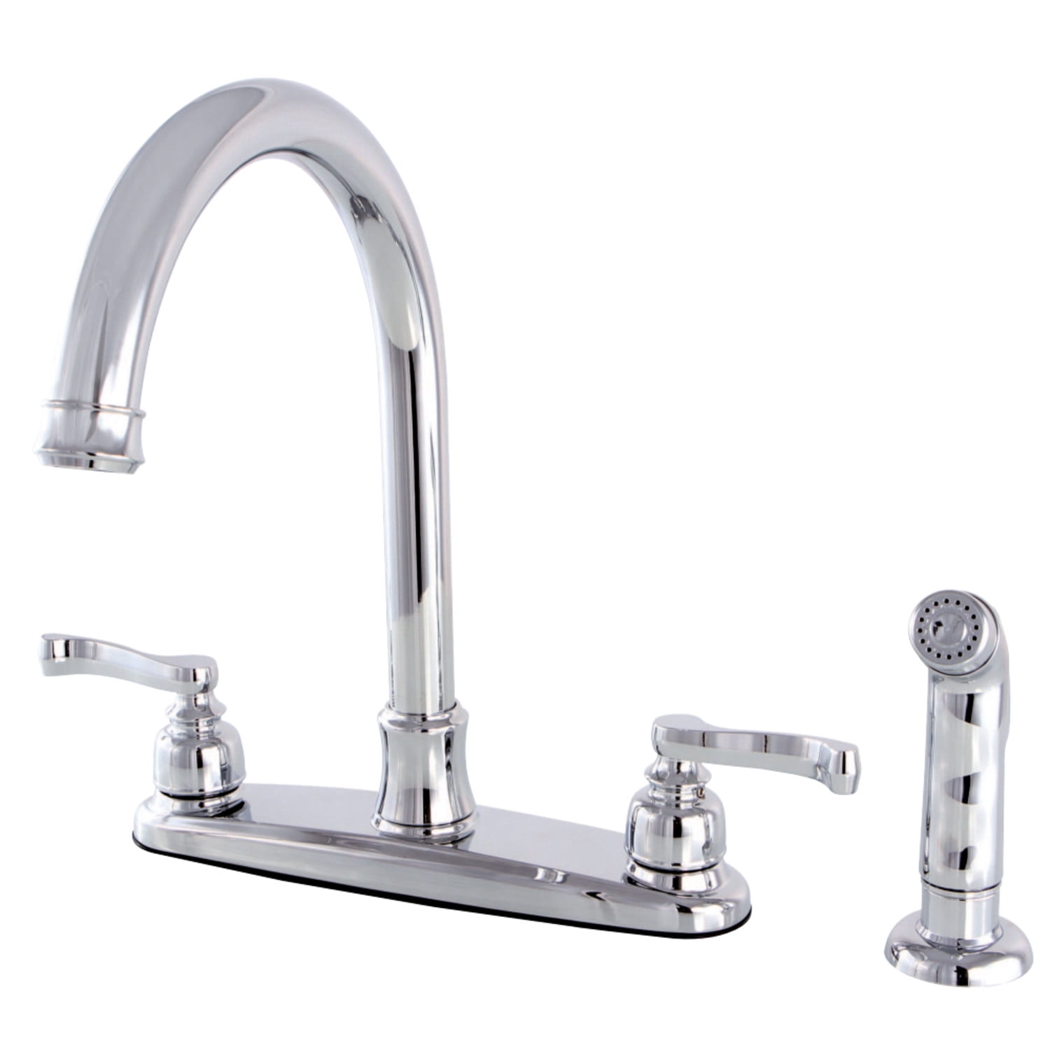 Kingston Brass FB7791FLSP Centerset Kitchen Faucet, Polished Chrome