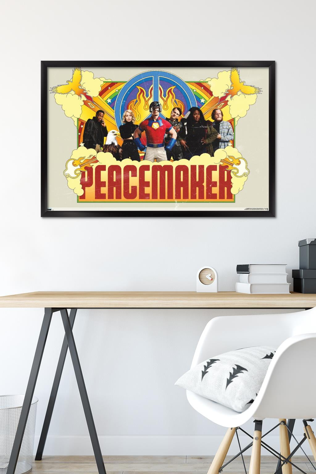 DC Comics TV Peacemaker - Group Wall Poster, 22.375" x 34" Framed