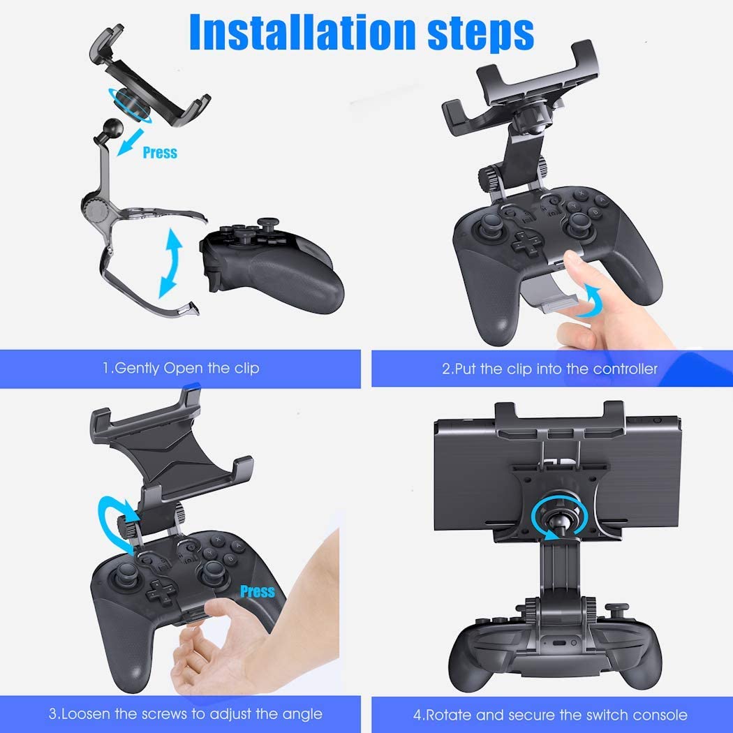pro controller clip mount