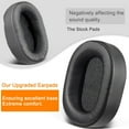 thumbnail image 6 of SOULWIT Earpads Replacement for Corsair HS65/HS55 Surround Wired, HS55 Surround V2, HS 65/HS 55 Wireless Core Gaming Headset, Ear Pads Cushions with Soft Protein Leather, High-Density Foam - Black, 6 of 6