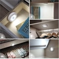 thumbnail image 2 of (6 Pack) Led Sensor Lights, Motion Sensor Lights, Closet Lights, Battery Powered (not Included), Led Lights For Stairs, Cabinets, Closets, Easy Instal, 2 of 5