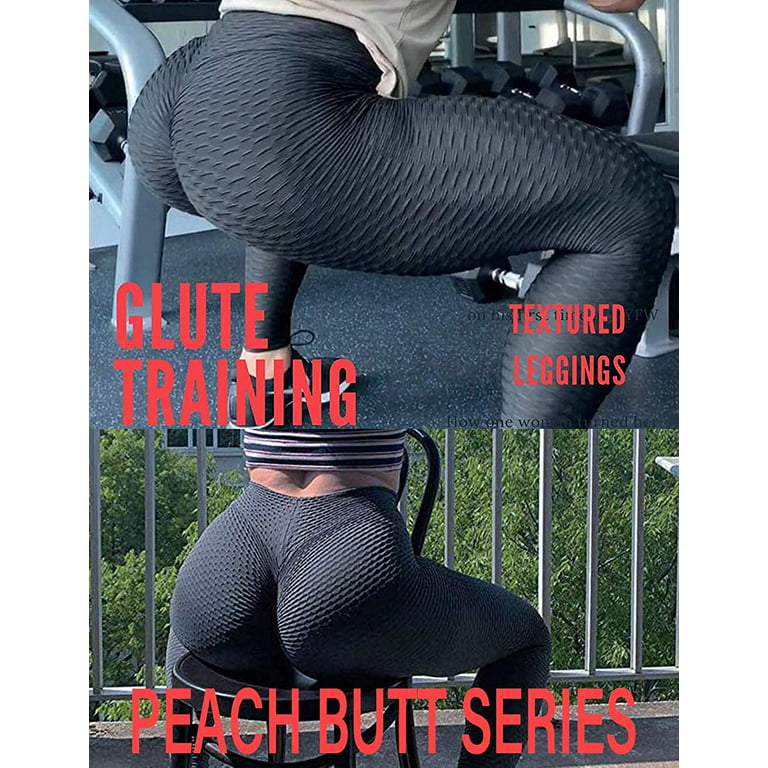 VASLANDA Butt Lifting Anti Cellulite Sexy Leggings for Women High Waisted  Yoga Pants Scrunchy Peach Lift Workout Sport Tights 
