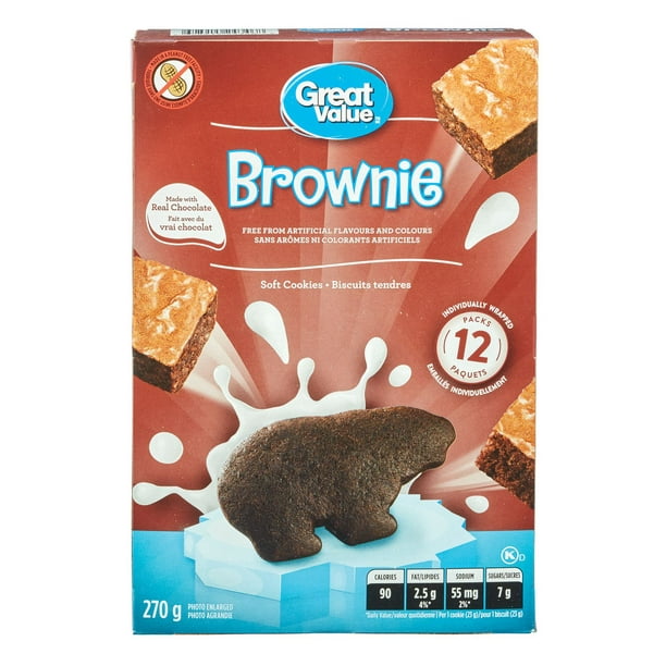 Biscuits tendres brownie de Great Value