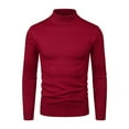 thumbnail image 4 of Mens Sweaters and Pullovers Crewneck Sweater Soft Casual Sweaters for Men Classic Pullover Sweaters with Ribbing Edge Winter Thermal Sweater, 4 of 4