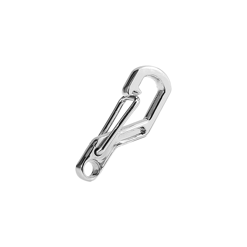 5Pcs Aluminum Carabiner Clips S-Style Quick Release Hooks for Traveling Fishing Camping 