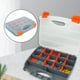 thumbnail image 3 of Práctico organizador de tornillos, contenedor de herramientas, caja organizadora, soporte para tuercas, 15 rejillas para hardware, piezas pequeñas, Sharpla estuche organizador de almacenamiento, 3 of 8