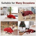 thumbnail image 6 of PAWZ Road Warm Dog Winter Coat Reversible Plaid Dog Vest Apparel Cold Weather Jacket for All Dogs (XS-3XL), Red, 6 of 12