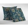 thumbnail image 3 of Friendly Flowers Throw Pillow with Removable Cover in Green 18x18, 3 of 5