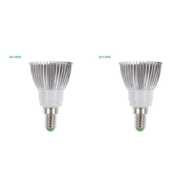 Advancent 18W / 28W LED Grow Light Full Sunlike Plantas de interior Lámpara de bulbo hidropónico E14-28W 2piezas Advancent CBP040381