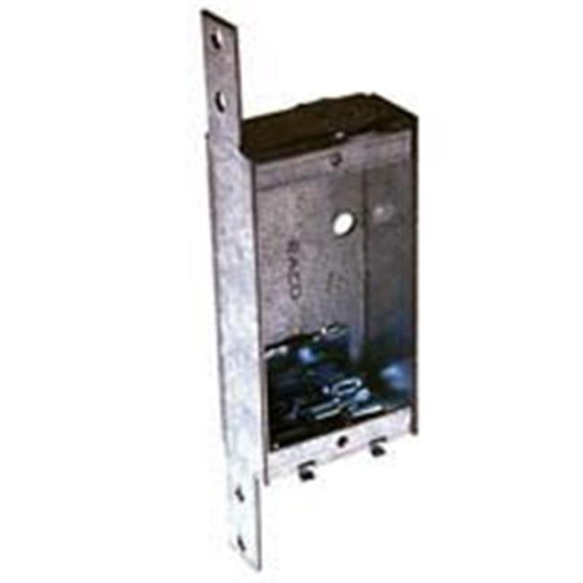 Raco 404 404 3-3/4 In. Rectangle Steel 1 Gang Switch Box Gray