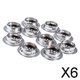 thumbnail image 1 of Paquete de 3-6 rejillas de ventilación de acero inoxidable con orificio redondo, rejilla de ventilación de 29mm 6 piezas, 1 of 10