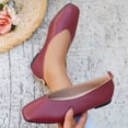 thumbnail image 2 of Taqqpue Women Shoes Flats Under 15 Women's Casual Versatile Solid Color Indoor And Outdoor Soft Soled Trendy Loafers Flat Shoes for Women, 2 of 10