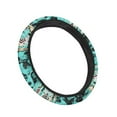 thumbnail image 3 of Kuiaobaty Car Steering Wheel Cover Fit Most Van Car SUV Truck American Tribal Geometric Cow Pattern Easy to Install Car Wheel Protector Auto Steering Wheel Protector Car Accessories, 3 of 6