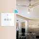 thumbnail image 5 of Interruptor de Pared con Luz de Ventilador de Techo Inteligente WiFi, Smart Life/Tuya APP Control Remoto de Velocidades, para Alexa y Google Home (EE. UU.), 5 of 5