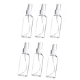 thumbnail image 3 of Eguiwyn Refillable Fine Mist Atomizer Spray Bottles 6 Pack, 50ML Transparent Plastic, TSA Approved for Travel Toiletries, Perfume, Essential Oils, Skincare & Cleaning Solutions, Clear, 3 of 5