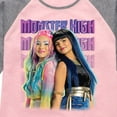 thumbnail image 3 of Monster High - Cleo De Nile & Mermaid Besties - Toddler & Youth Girls Raglan T-Shirt, 3 of 5
