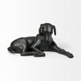thumbnail image 2 of Black Metal Labrador Dog Sculpture, 2 of 6